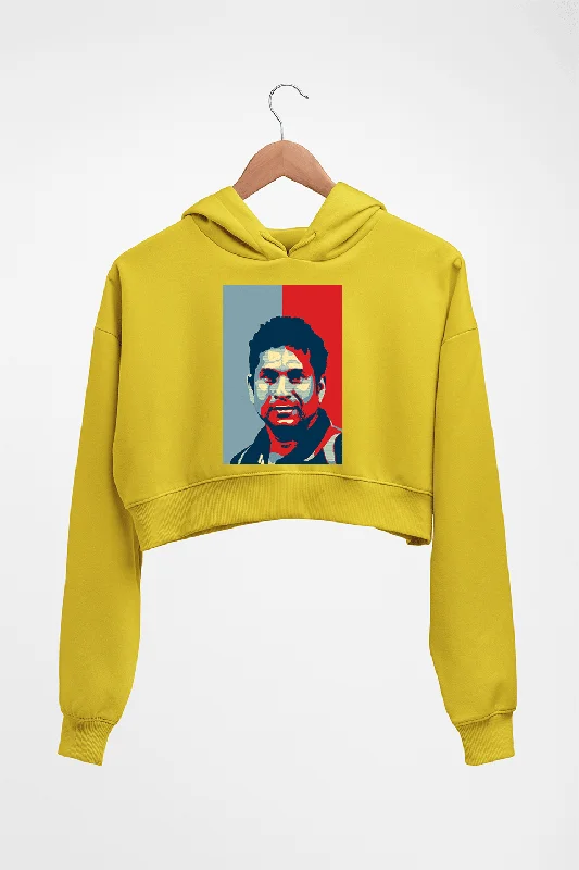 Sachin Tendulkar Crop HOODIE FOR WOMEN Hoodie with Strings Custom Fit Adjustable