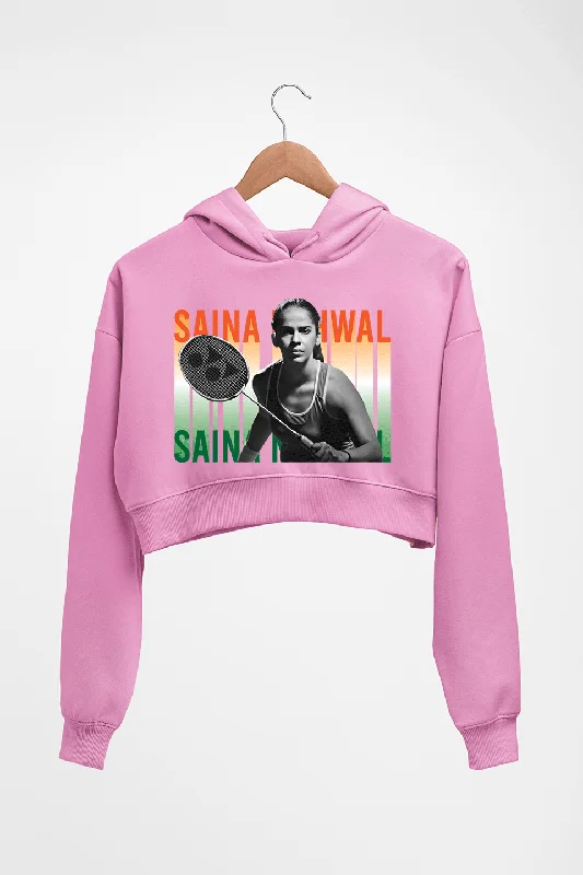 Saina Nehwal Crop HOODIE FOR WOMEN Hoodie with V-Neck Classic Versatile