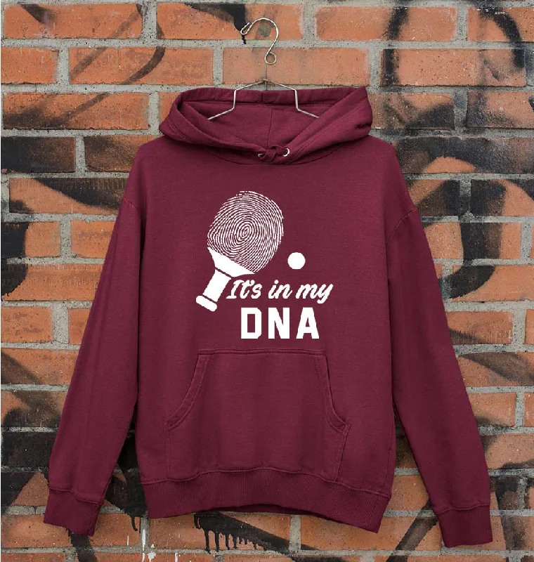 Table Tennis (TT) DNA Unisex Hoodie for Men/Women Hoodie with Drawcord Adjustable Secure Table Tennis (TT) DNA Unisex Hoodie for Men/Women Hoodie with Drawcord Adjustable Secure