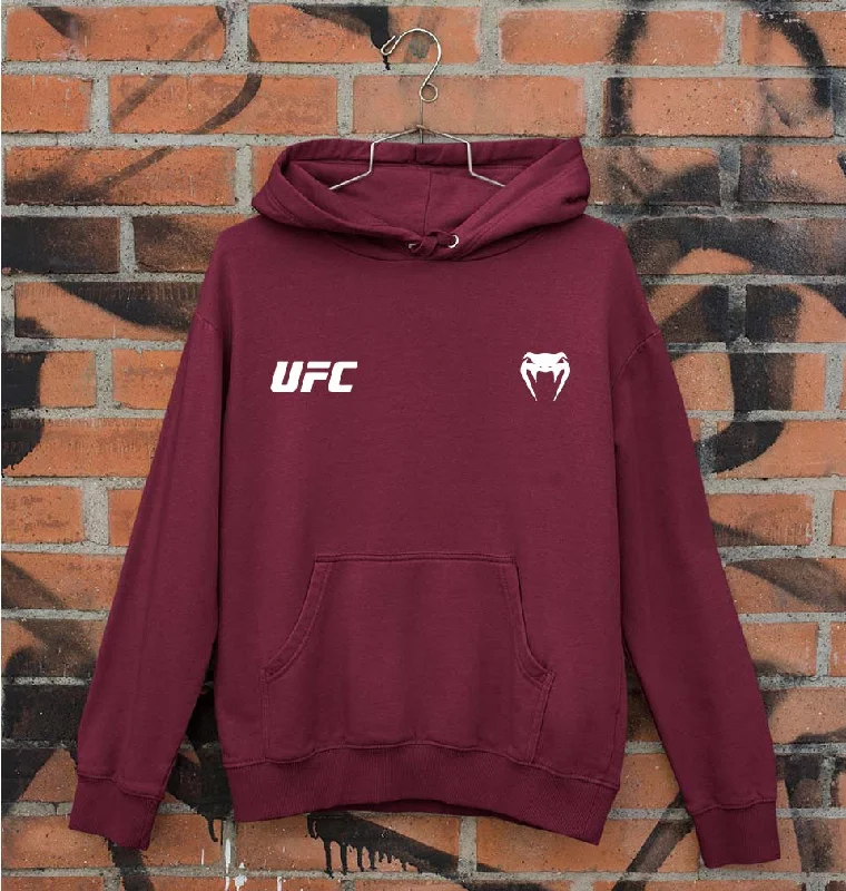 UFC Venum Unisex Hoodie for Men/Women Hoodie with Half-Zip Sporty Casual