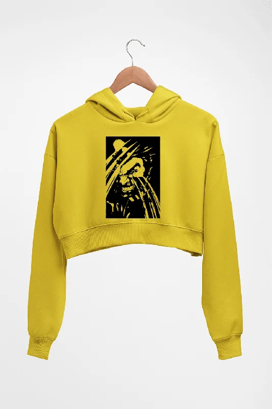 Wolverine Crop HOODIE FOR WOMEN Hoodie with Neon Bright Vibrant