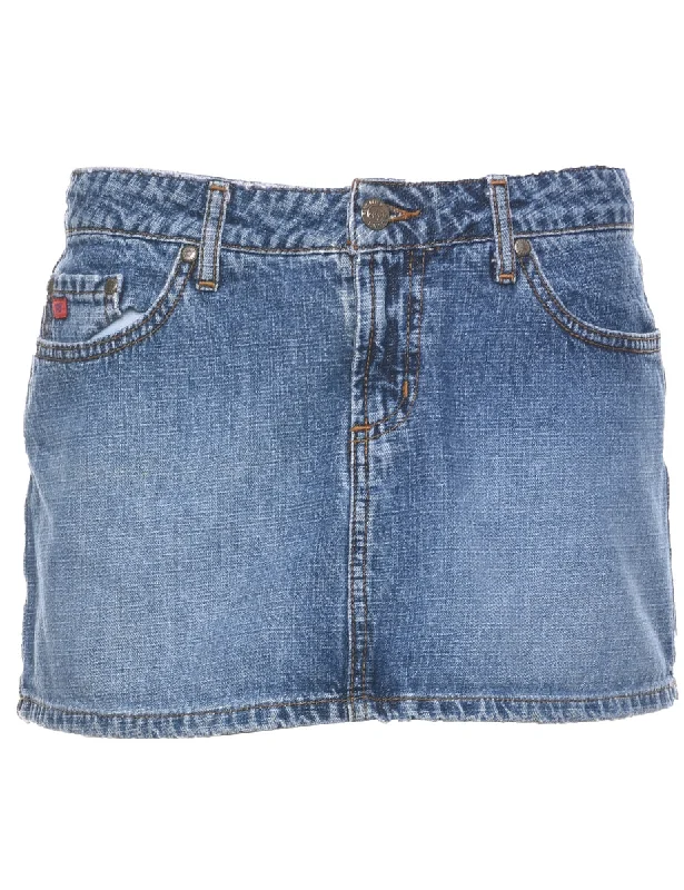 A-Line Denim Skirt - L denim skirt stylish