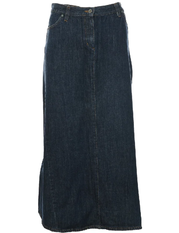 A-Line Denim Skirt - M summer skirt style