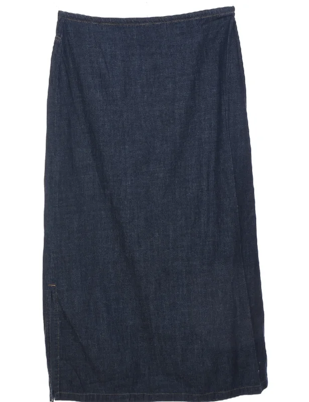 A-Line Denim Skirt - M athletic skirt fit