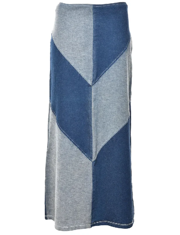 A-Line Denim Skirt - M velvet skirt rich