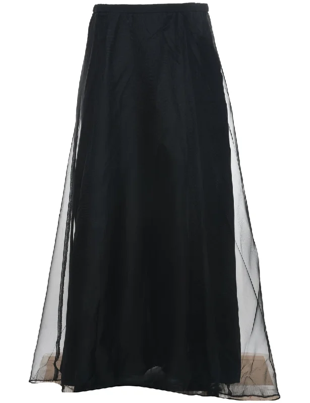 A-Line Maxi Skirt - M vintage skirt charm