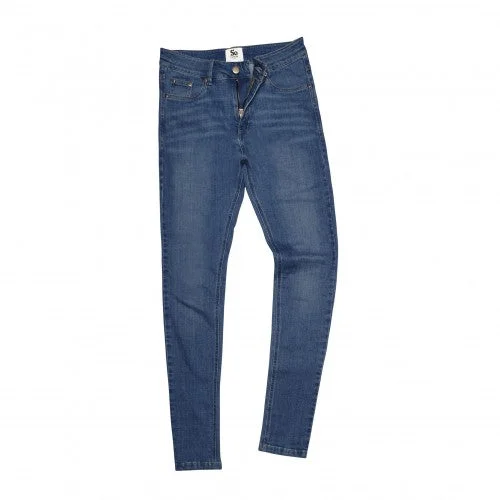 AWDis So Denim Womens/Ladies Lara Skinny Fit Jeans Fashionable Straight Fit Denim