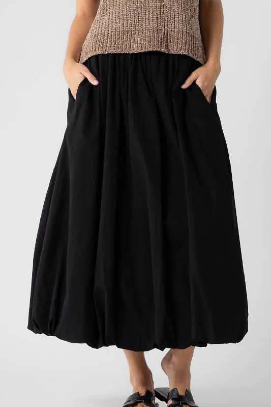 Balloon Maxi Skirt denim skirt durable