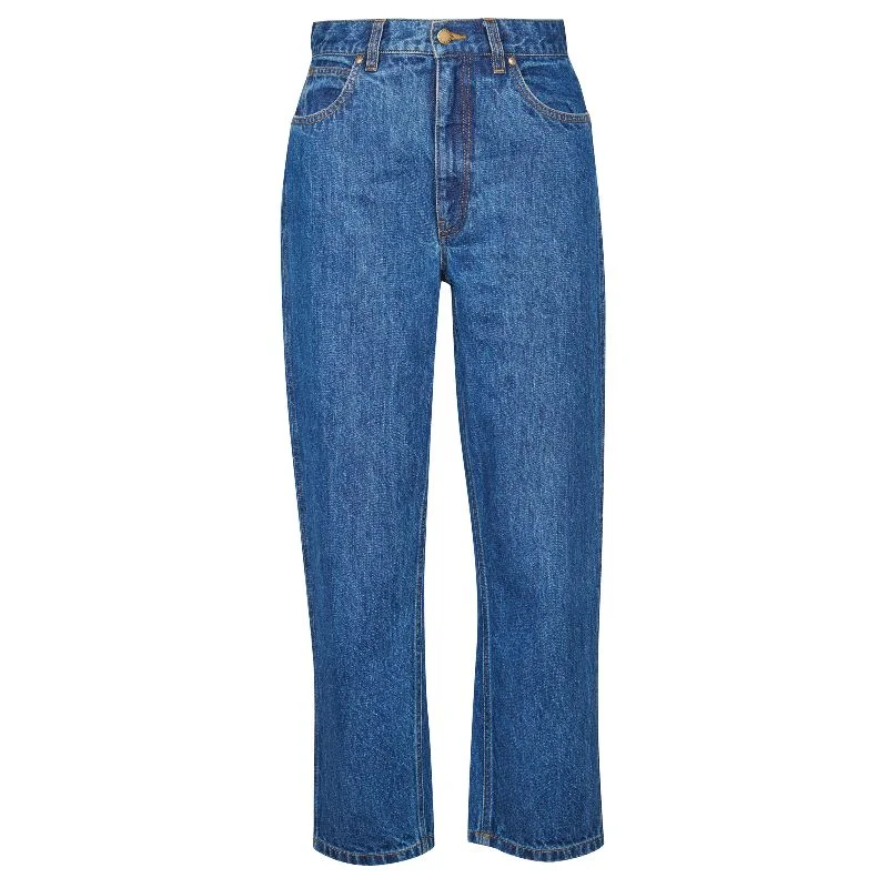 Barbour Westbury Barrel Leg Ladies Jeans - Original Wash Trendy Bootcut High-Waisted Jeans Barbour Westbury Barrel Leg Ladies Jeans - Original Wash Trendy Bootcut High-Waisted Jeans