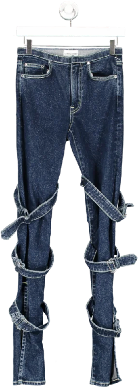 Cotton Citizen Blue The Strap Jeans UK 8 Trendy Vintage Denim Jeans