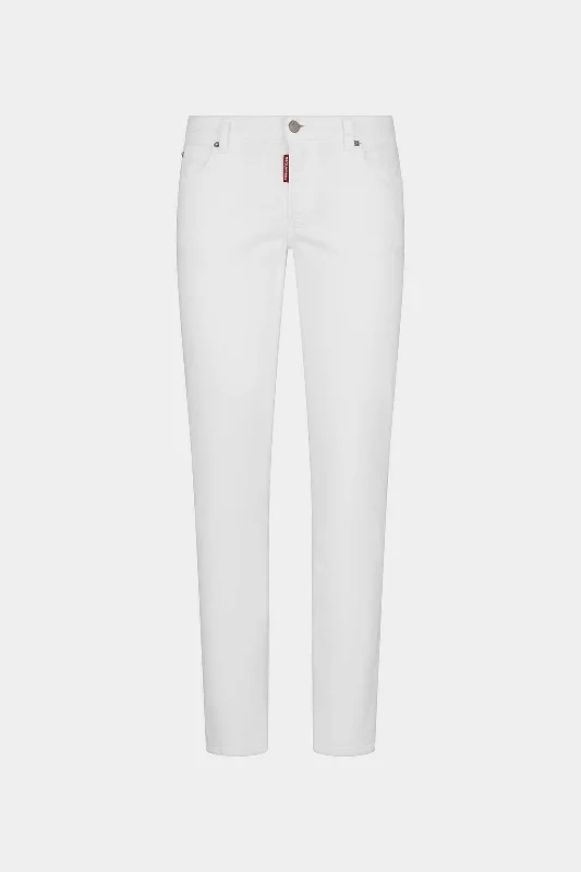 DYED MEDIUM WAIST TWIGGY JEANS Comfortable Boyfriend Jeans