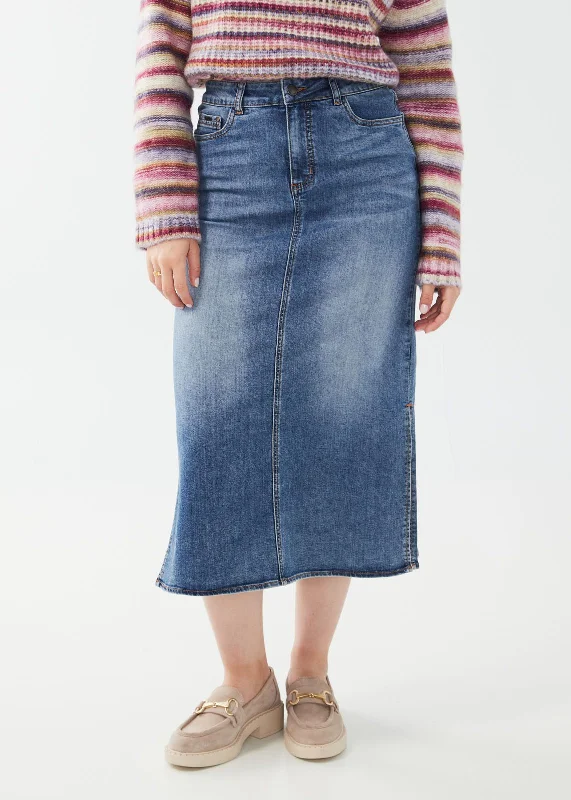 FDJ Column Skirt With Slits zip skirt side