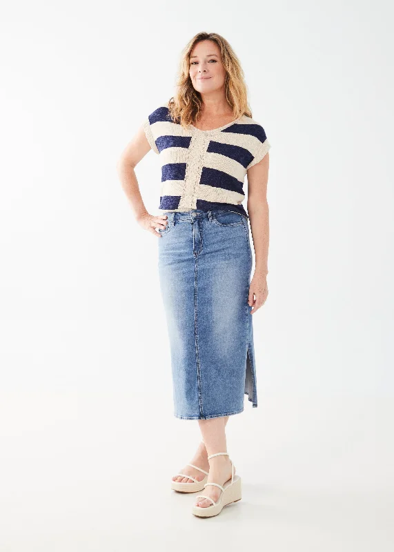 FDJ Column Skirt With Slits lace skirt romantic