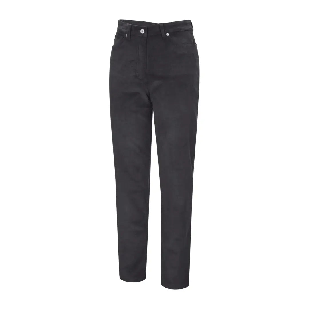 Hoggs of Fife Ceres Ladies Stretch Cord Jeans Stylish Paperbag Waist Denim