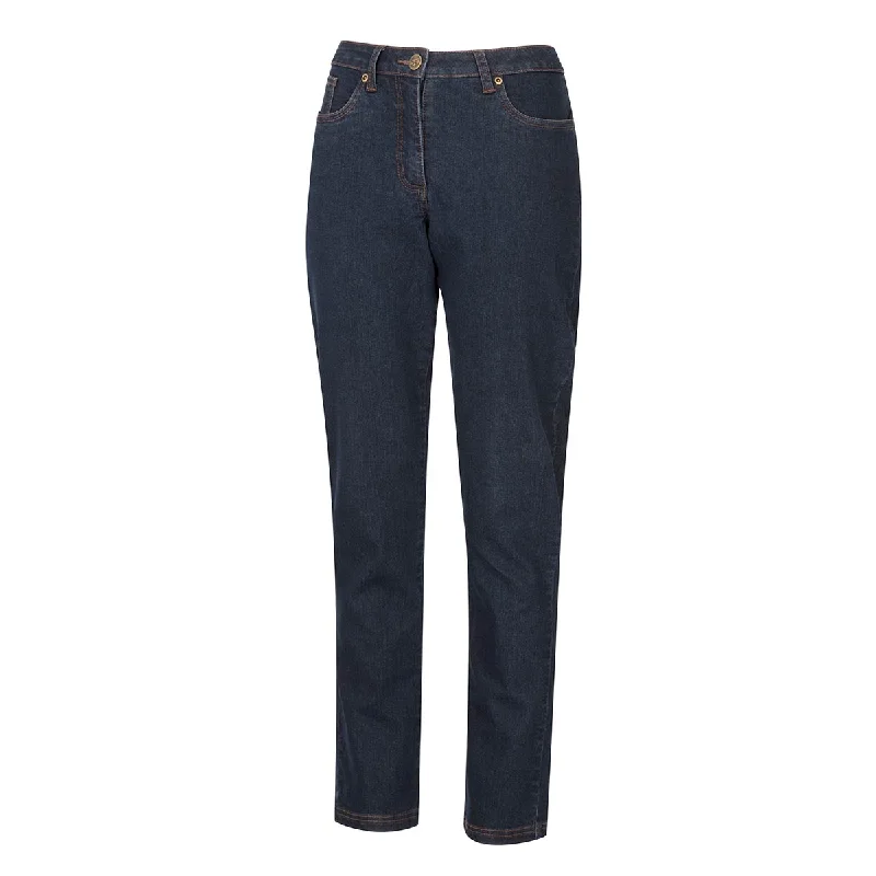 Hoggs of Fife Dee Ladies Stretch Denim Jeans Comfortable Straight-Legged Denim