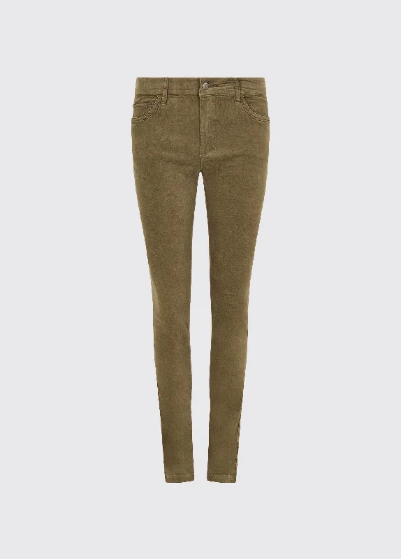 Honeysuckle Jeans - Dusky Green Fashionable Jeggings Style Jeans