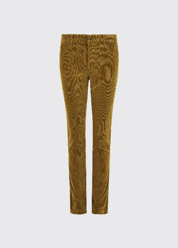 Honeysuckle Jeans - Harvest Gold Stylish Stone-Wash Denim Jeans