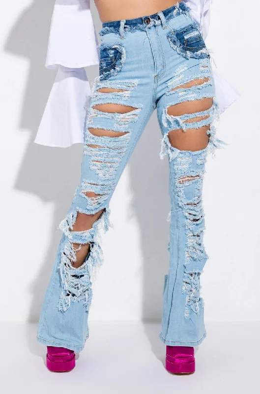LUCKY ME HIGH WAISTED STRAIGHT JEANS Fashionable Straight Fit Denim