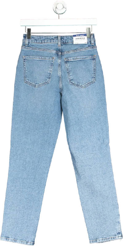 New Look Light Blue Hannah Straight Leg Ankle Grazer Jeans UK 6 Comfortable Faded High-Rise Jeans New Look Light Blue Hannah Straight Leg Ankle Grazer Jeans UK 6 Comfortable Faded High-Rise Jeans