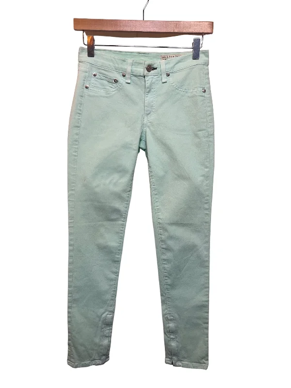 Rag & Bone White Skinny Jeans (W26) Casual Straight-Leg Jeans