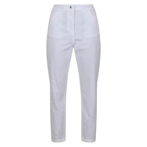 Regatta Womens/Ladies Gabrina II Skinny 3/4 Jeans Elegant Raw Hem Jeans