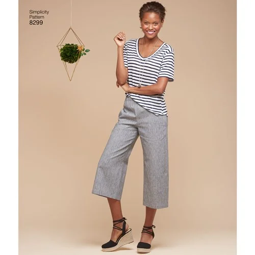 Simplicity Skirts and Trousers S8299 tiered skirt playful