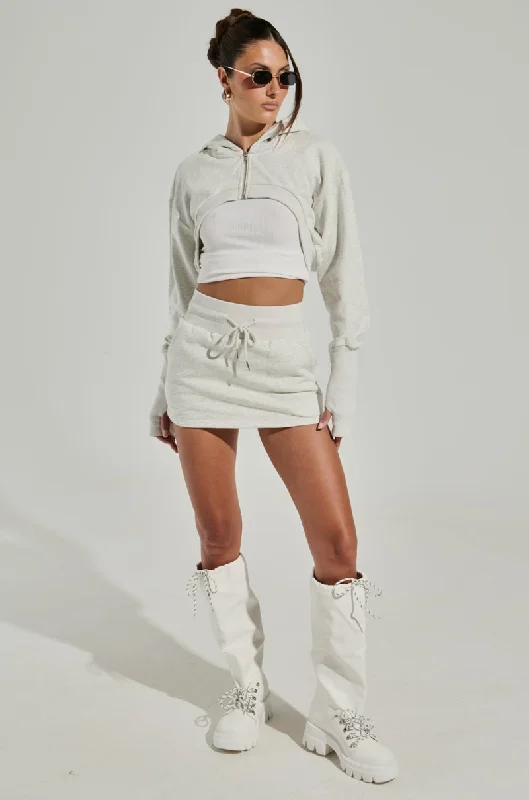 STINGY WITH MY TIME MINI SKIRT denim skirt trendy