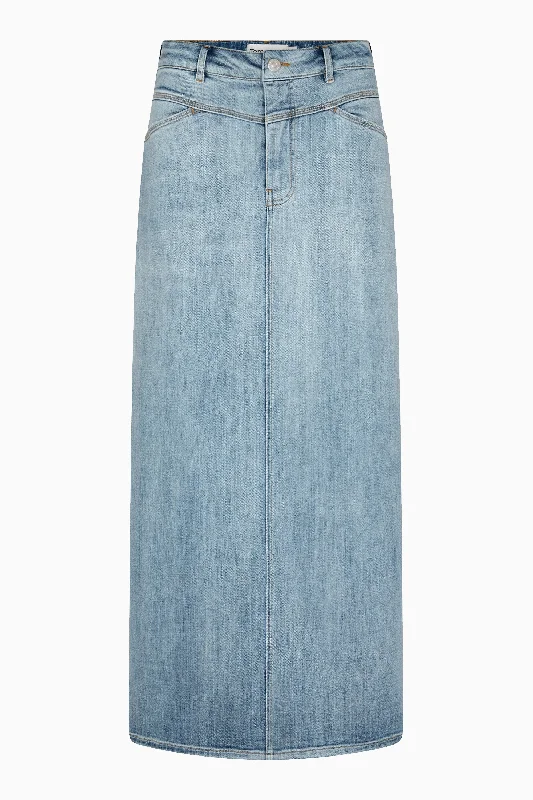 TMRW Brown Maxi Skirt - Pula a-line skirt cut