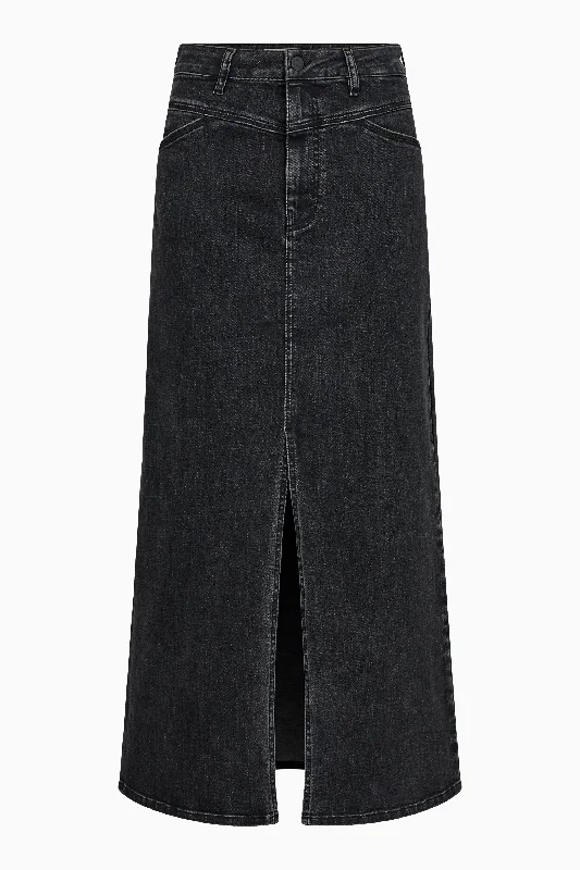 TMRW Brown Maxi Skirt - Original Black leather skirt refined