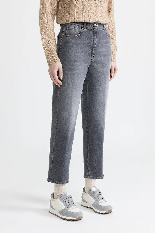 Comfort cotton denim jeans Comfortable Boyfriend Jeans