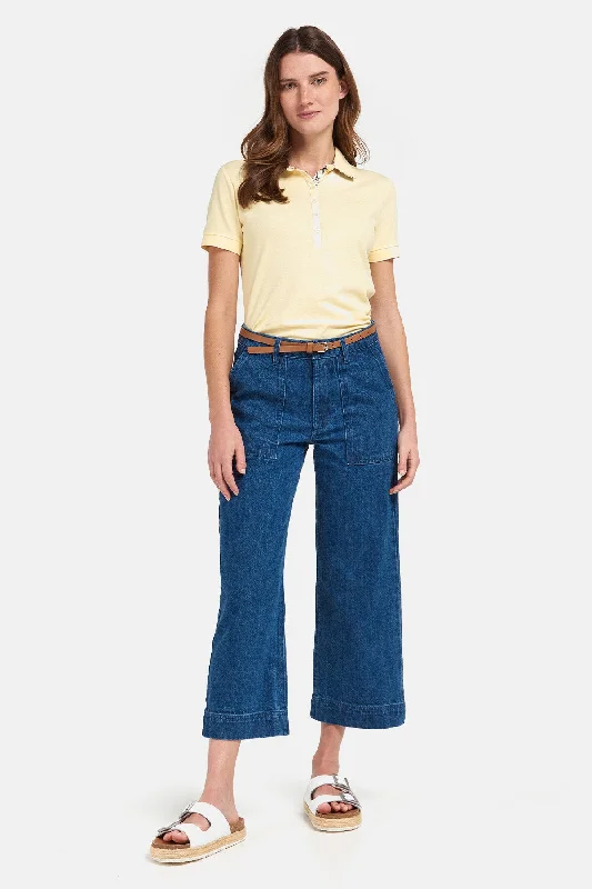 Cropped Jeans Barbour Southport Stylish High-Waist Jeans