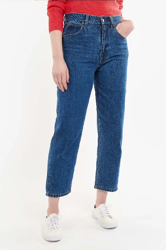 Jeans barrel leg Westbury Classic Blue Denim Jeans