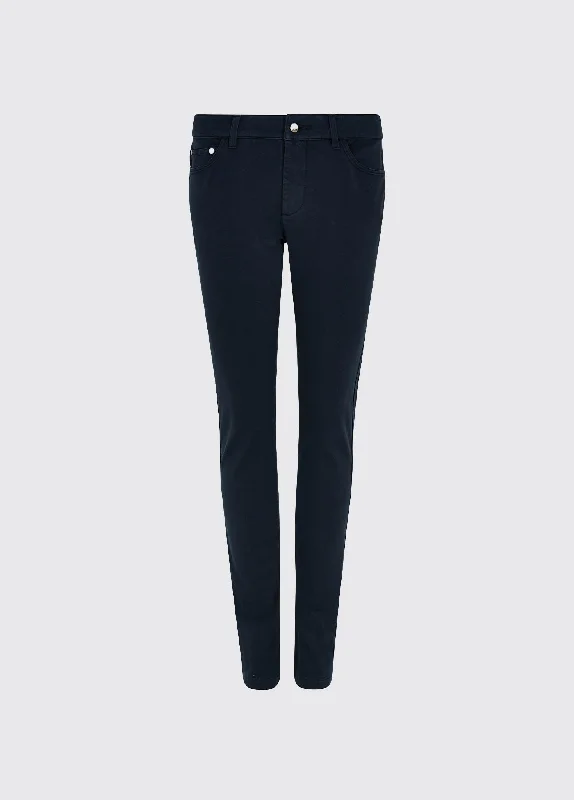 Sallybrook Stretch-Jeans - Navy Elegant Wide-Leg Jeans