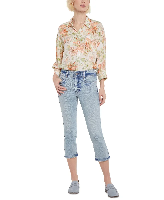 NYDJ Ami Capri Skinny Jeans Stylish Bootcut Denim Jeans