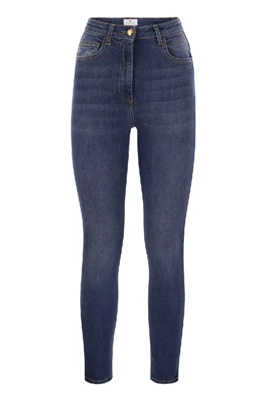 Stretch cotton skinny jeans Stylish Cargo Style Jeans