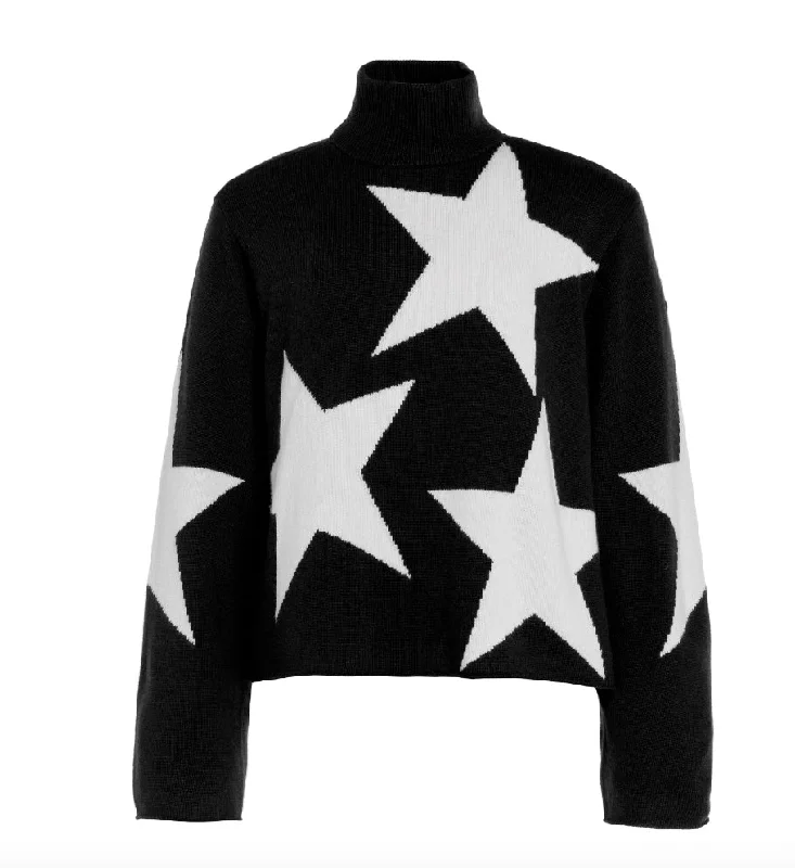 Goldbergh Womens Rising Star Sweater Graphic Sweater Embroidered Appliqued