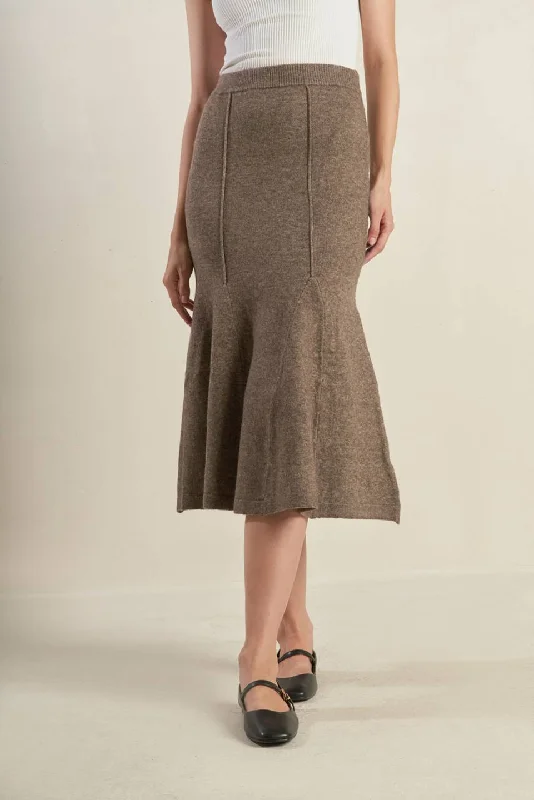 SOFT SERENITY SWEATER MIDI SKIRT Boxy Sweater Fitted Sweater A-Line