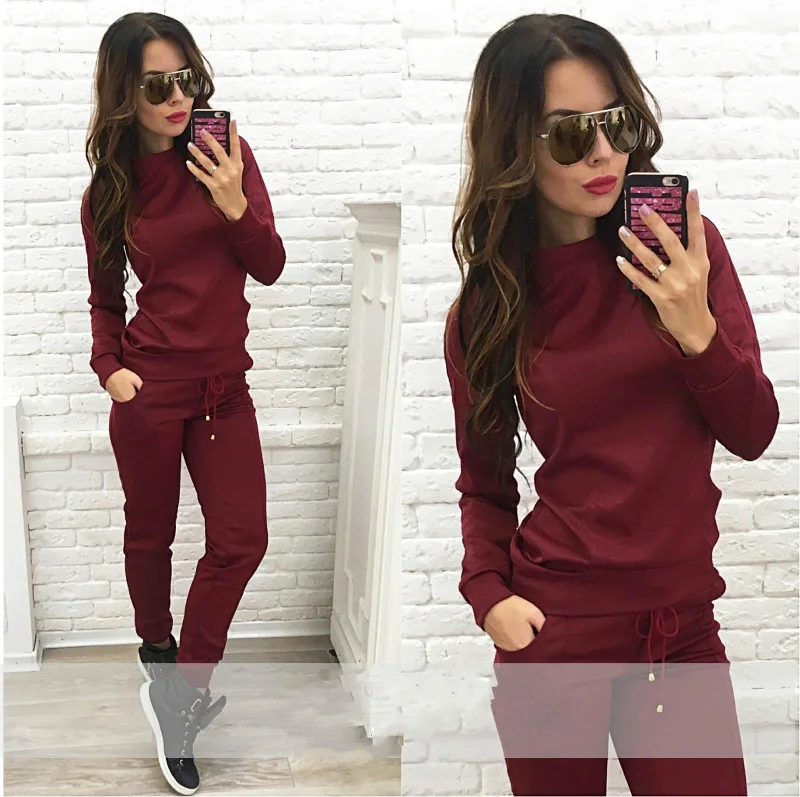 Sportswear sweater suit Handmade Hand-knitted Hand-woven