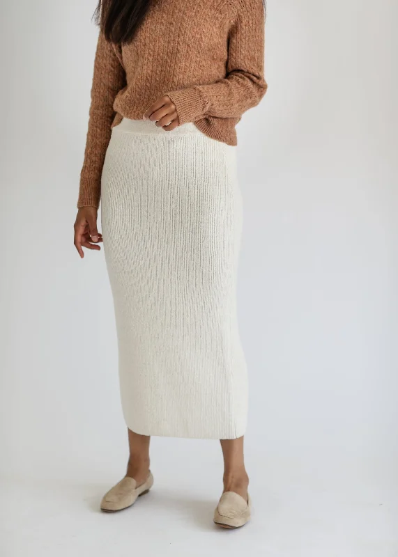 Avni Sweater Maxi Skirt - FINAL SALE Handmade Hand-knitted Hand-woven