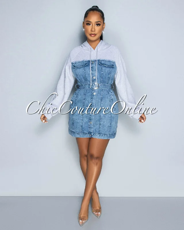 Rosita Blue Denim Grey Sweater Hoodie Dress Long Sweater Short Sweater Cropped Sweater Rosita Blue Denim Grey Sweater Hoodie Dress Long Sweater Short Sweater Cropped Sweater