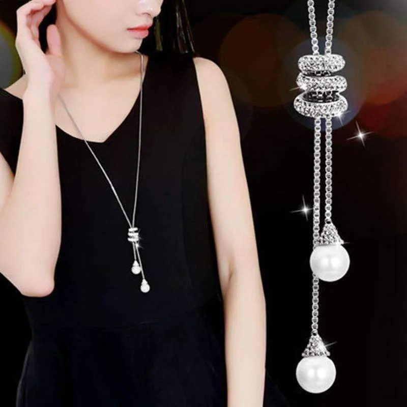 2016 New Women All-match Tassel Sweater Chain Female Long Necklace Pendant Simple Clothes Accessories Fitted Slim Tailored 2016 New Women All-match Tassel Sweater Chain Female Long Necklace Pendant Simple Clothes Accessories Fitted Slim Tailored