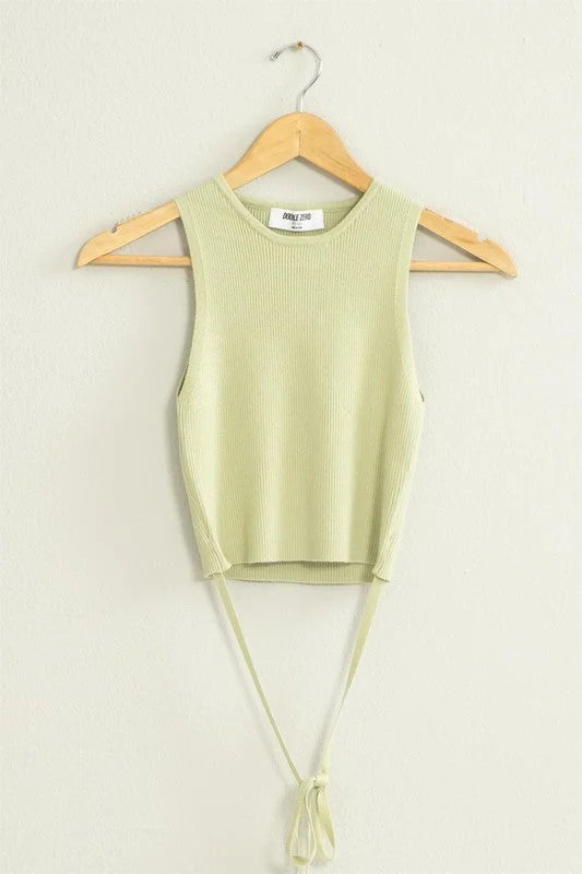 HYFVE Good Times Ribbed Sweater Tank Top Collared Crew Neck Turtle Neck