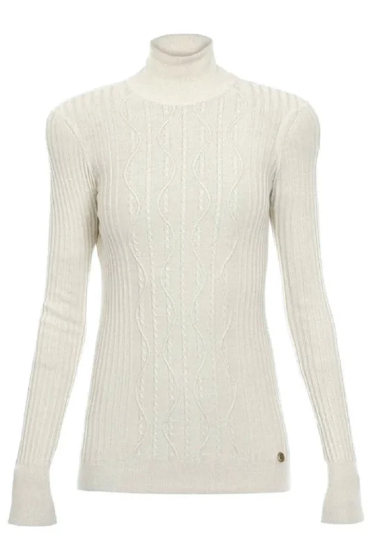 High Neck Cable Knit Sweater Plaid Sweater Polka Dot Checkered