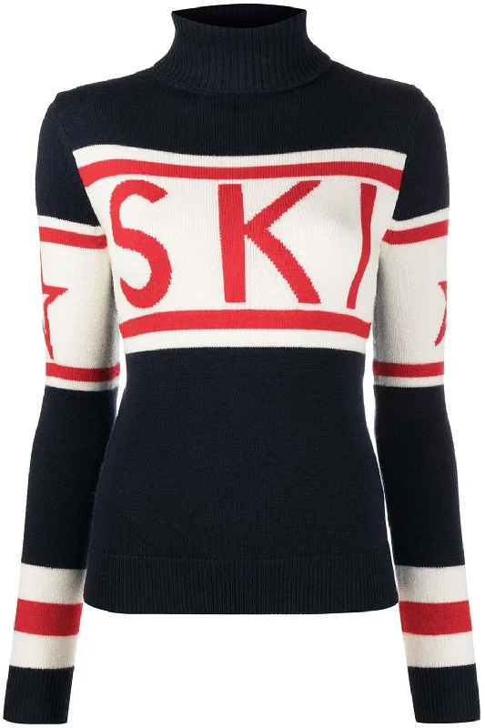Schild Sweater - Navy Stretchy Elastic Breathable