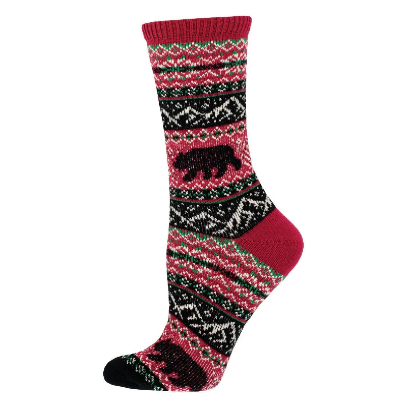 Mountain Life - Sweater Sock Transparent Opaque Sheer