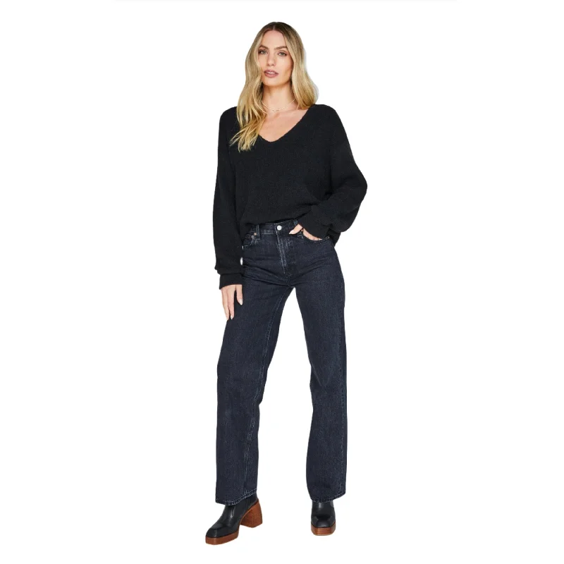 Gentle Fawn Black Clarkson Sweater Plaid Sweater Polka Dot Checkered