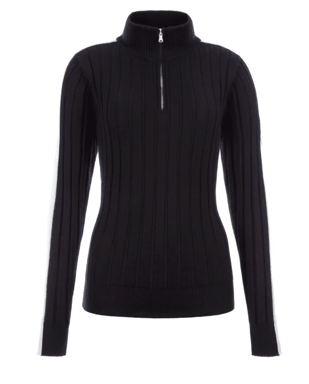 Meister Women's Jeannie 1/4 Zip Sweater Bright Pastel Dark