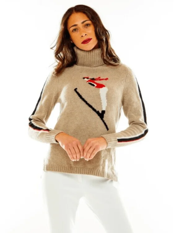 M. Miller Women's Jump Sweater Transparent Opaque Sheer