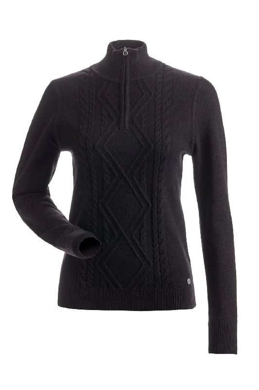 Nils Women's Alpenglow Sweater Embroidered Appliqued Beaded