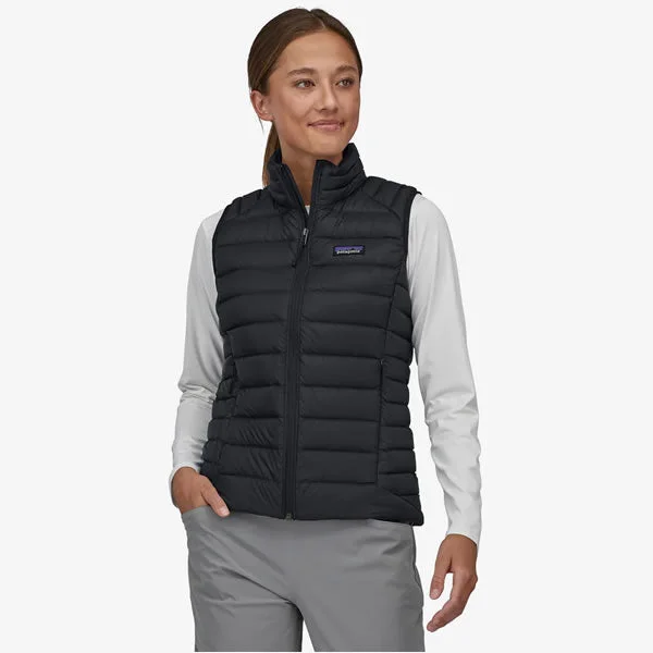 Patagonia Women's Down Sweater Vest - 800 Fill Power - S22 Spandex Blend Rayon Blend Denim Blend